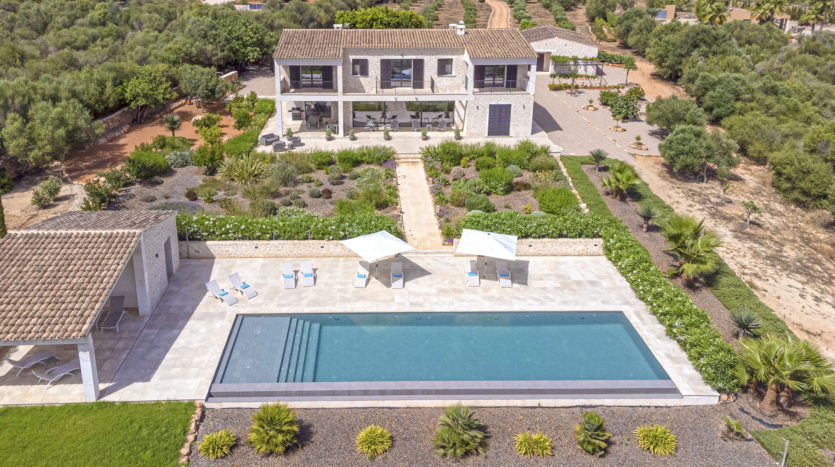 F-3971 Exklusive Neubau-Finca mit sensationellem Blick auf das Meer und Cabrera in Ses Salines