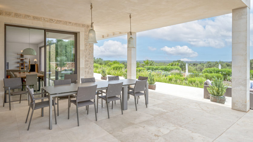 F-3971 Exklusive Neubau-Finca mit sensationellem Blick auf das Meer und Cabrera in Ses Salines