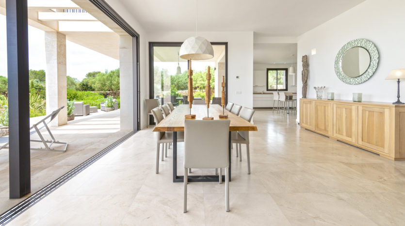 F-3971 Exklusive Neubau-Finca mit sensationellem Blick auf das Meer und Cabrera in Ses Salines